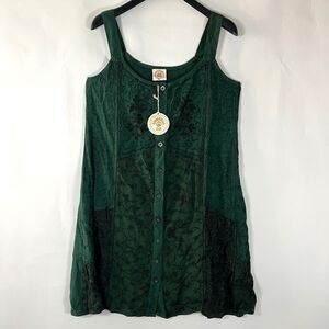 GardenBelle Shop Dress Embroidered Patchwork Kennedy Organic Handmade Whimsigoth